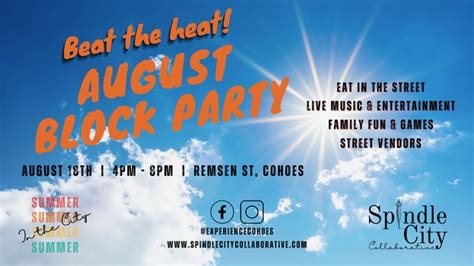 'Beat the Heat' August block party in Cohoes